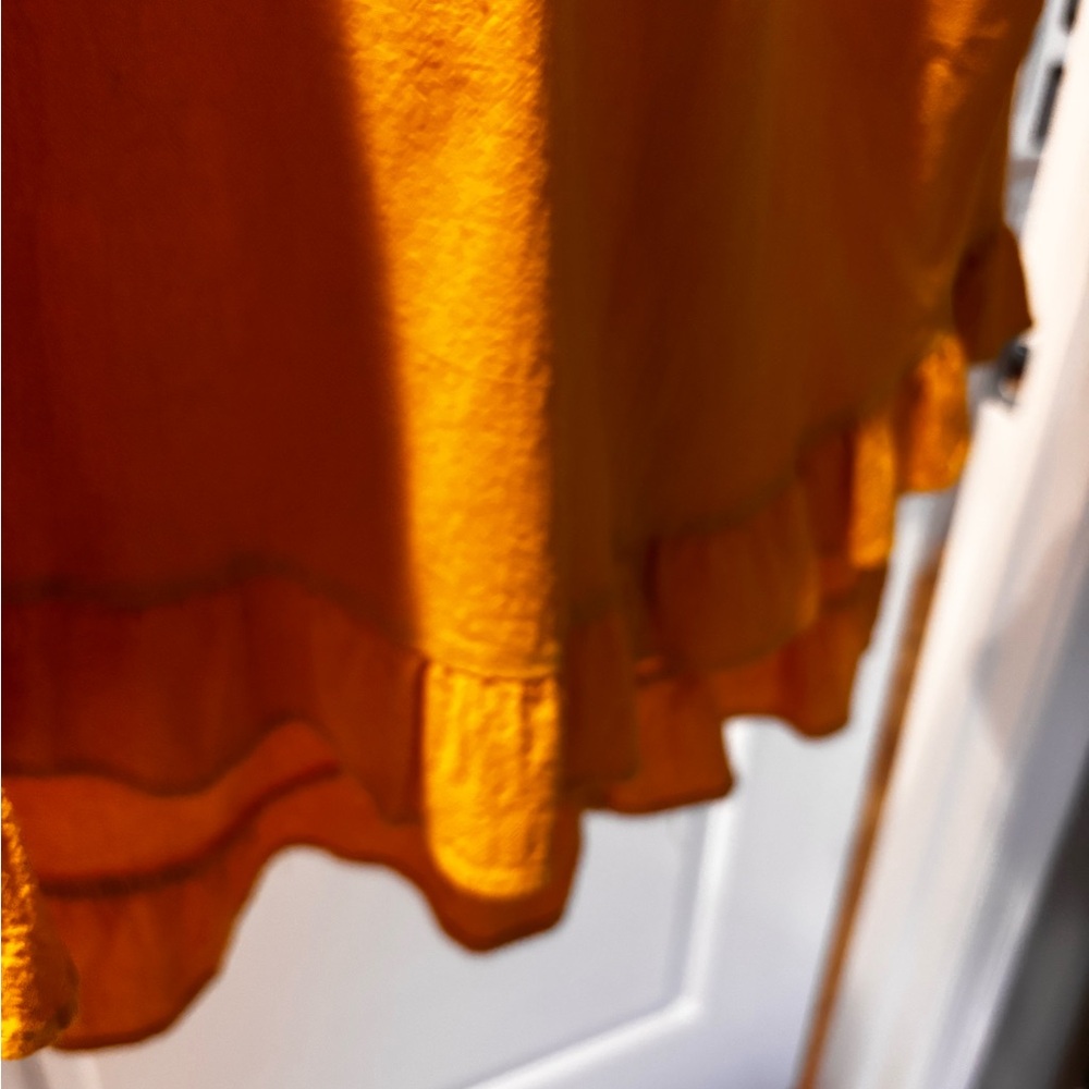 Yellow Cotton Blend Fabric - Picture 5 of 5